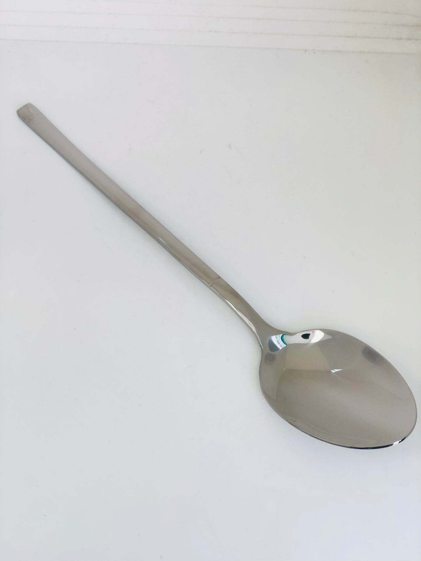 Long handle stainless steel spoon