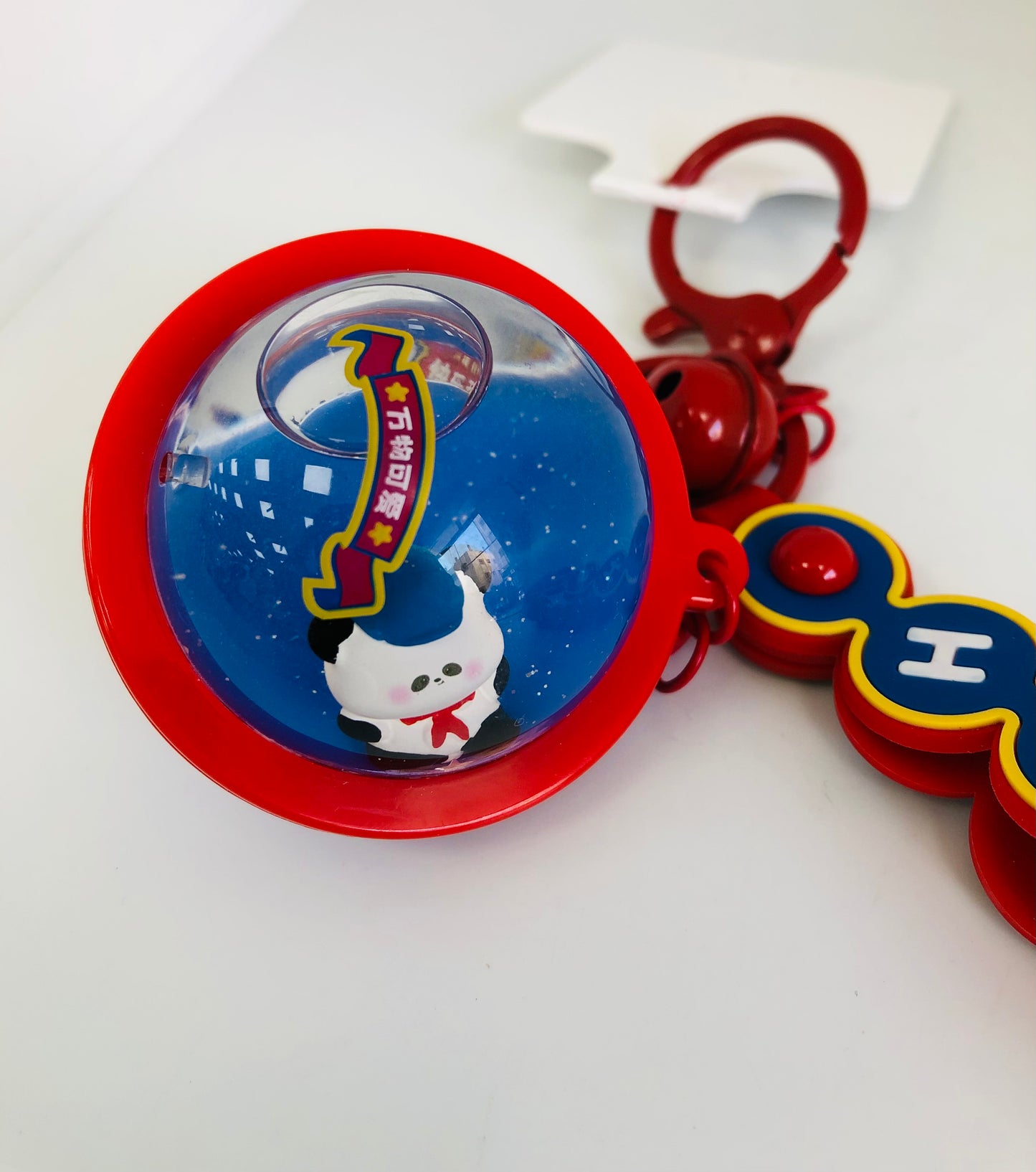 Watercolor Panda Rabbit Round Medallion