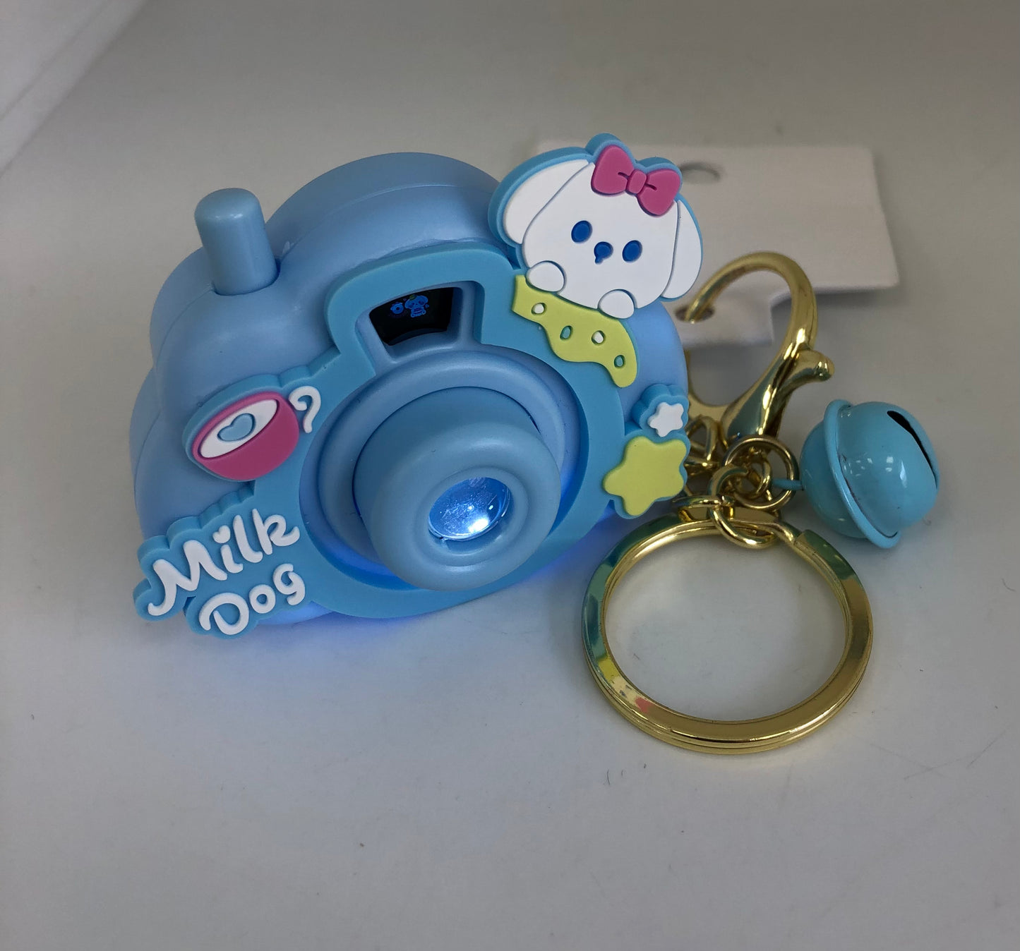 Camera medallion with photos and lighting