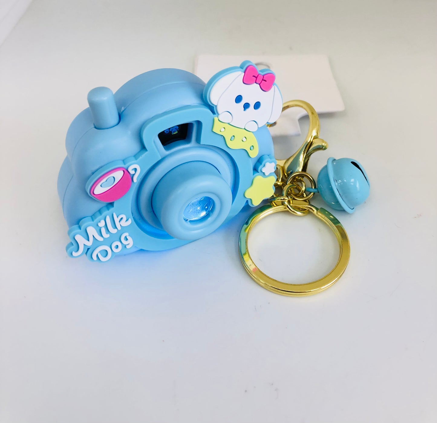 Camera medallion with photos and lighting