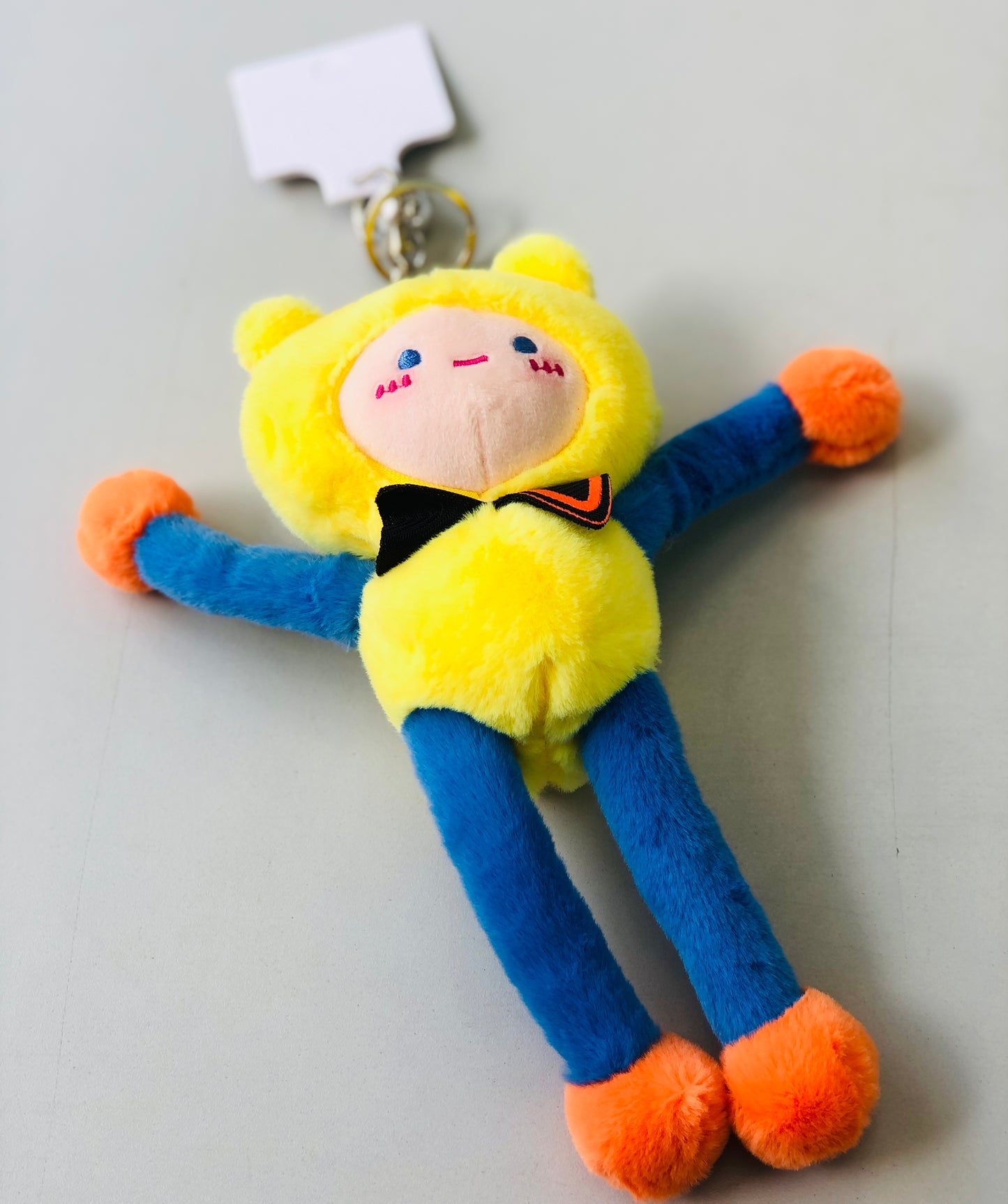 Soft bear medallion with moving limbs