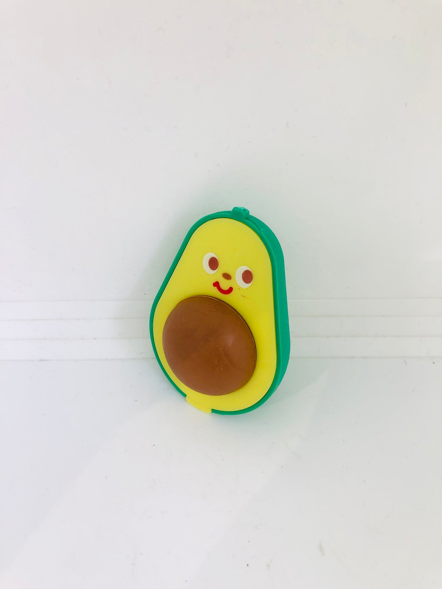 Sharpener with avocado-shaped eraser