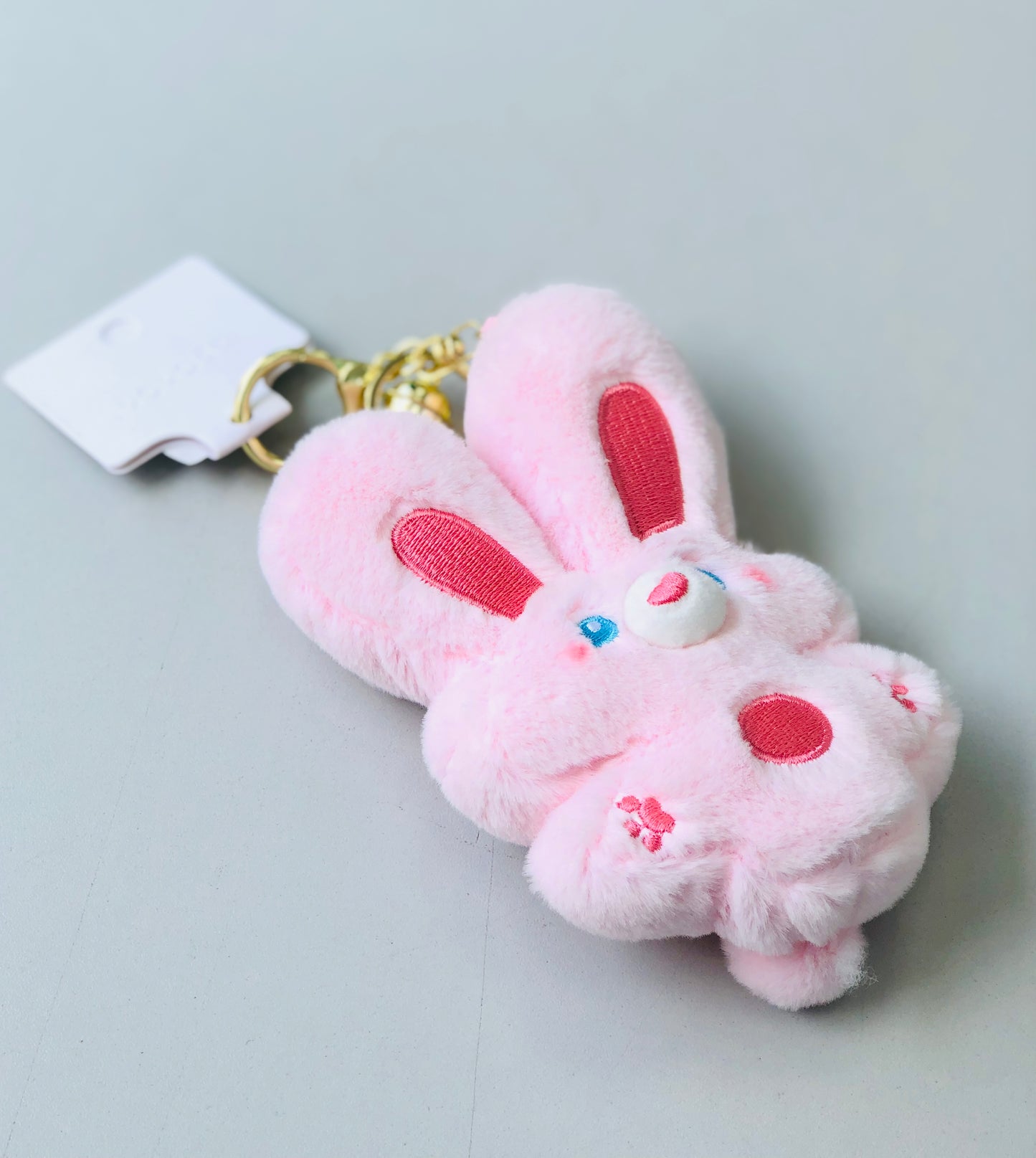 Soft Rabbit Medallion with Bell