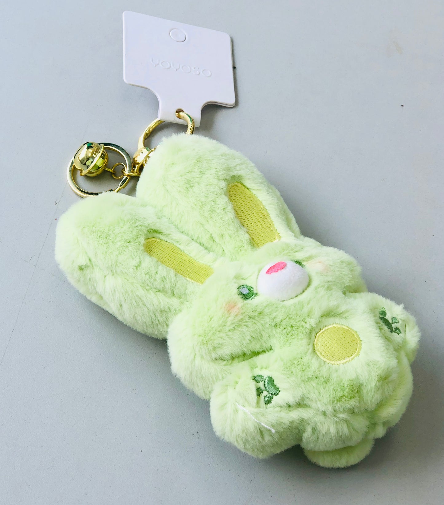 Soft Rabbit Medallion with Bell