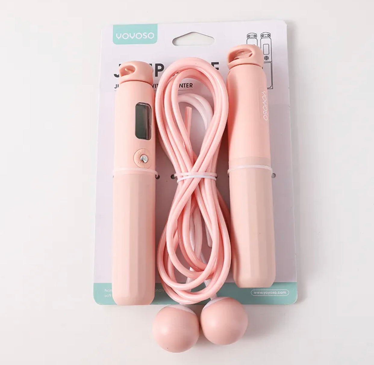 Pink Digital Counter Jump Rope