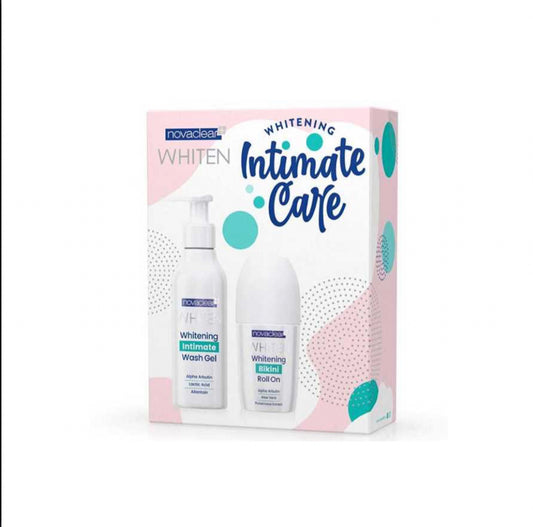 Intimate area lightening roll-on package + gel wash