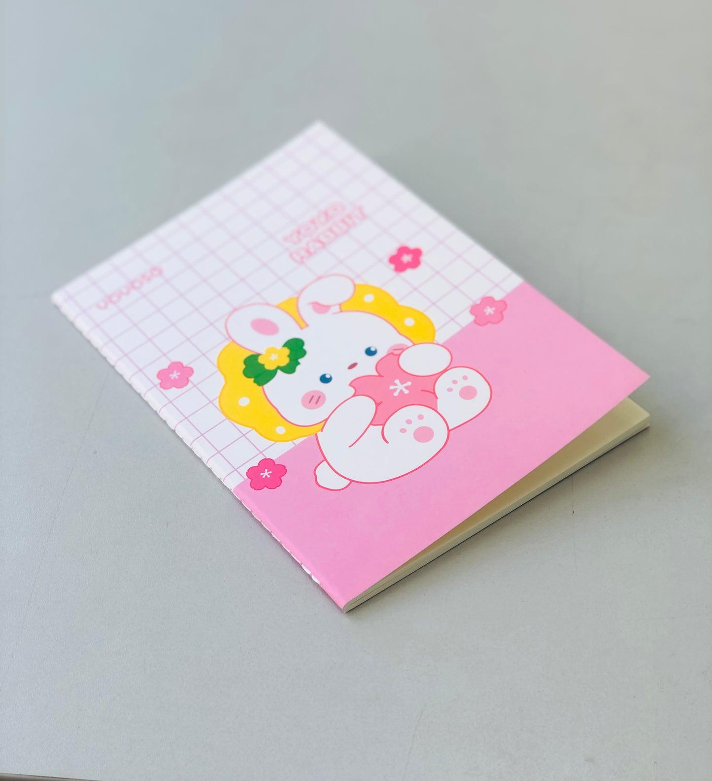 Rabbit lined notebook in two sizes