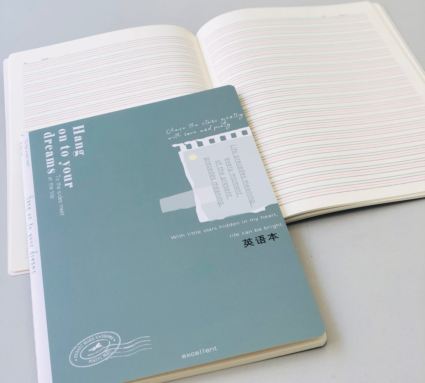 English notebook 38 sheets