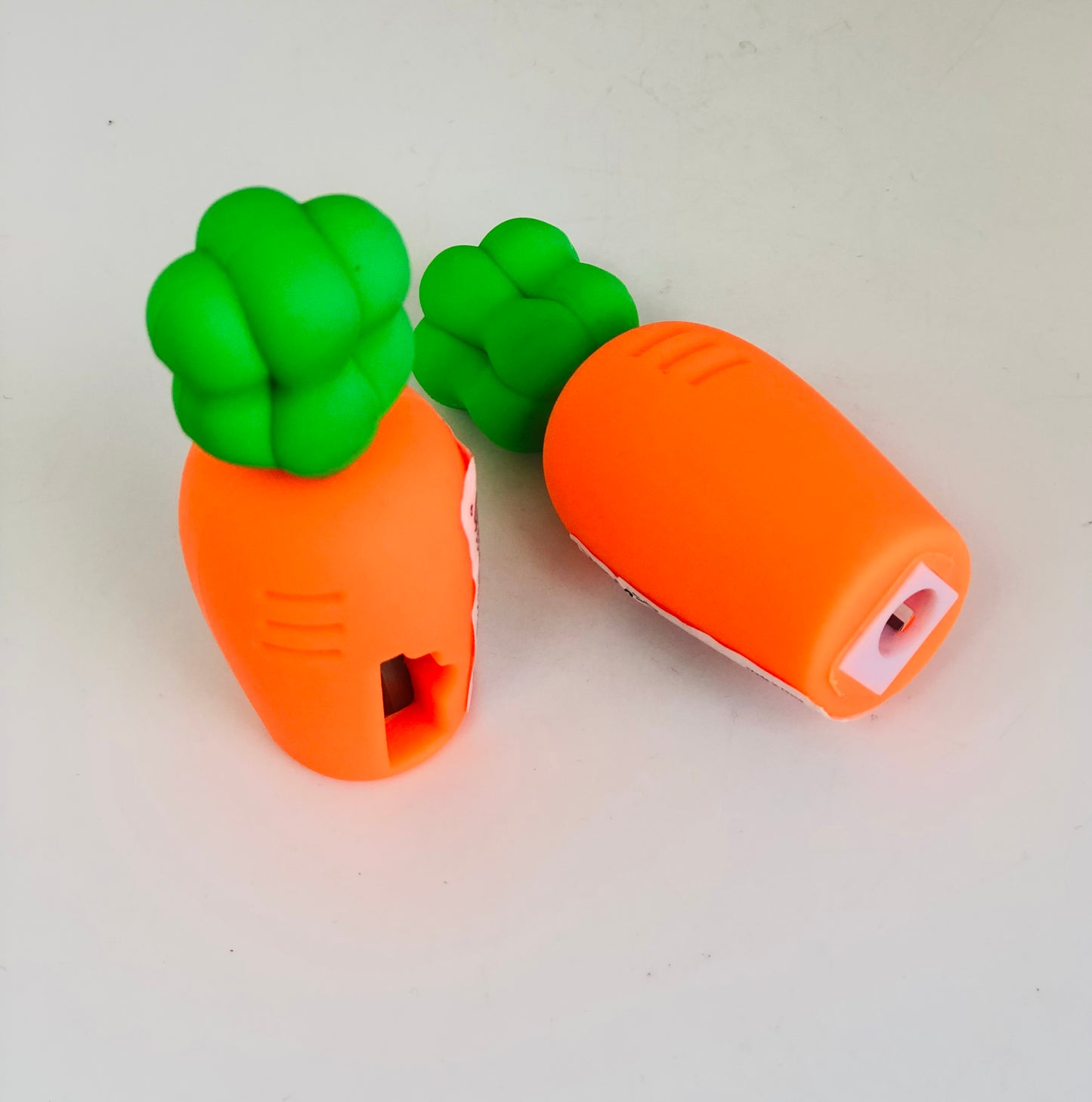 Carrot shaped pencil sharpener