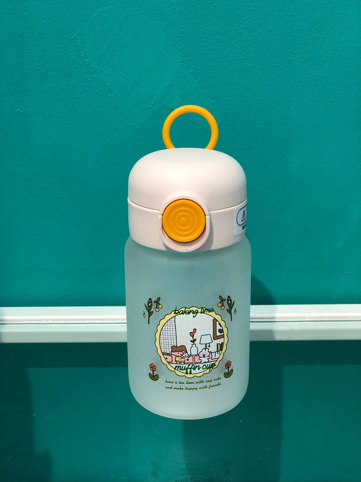 Glass bottle in two sizes