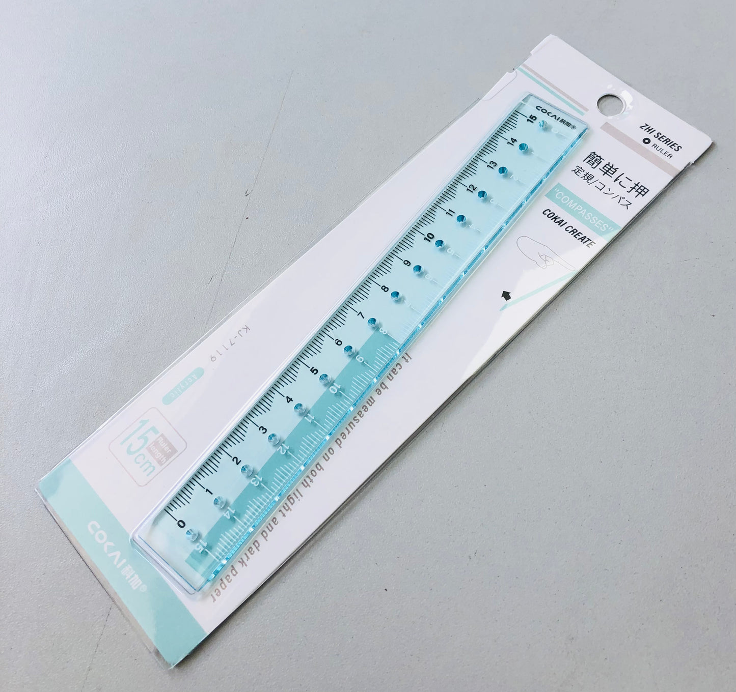 15cm colored plastic ruler