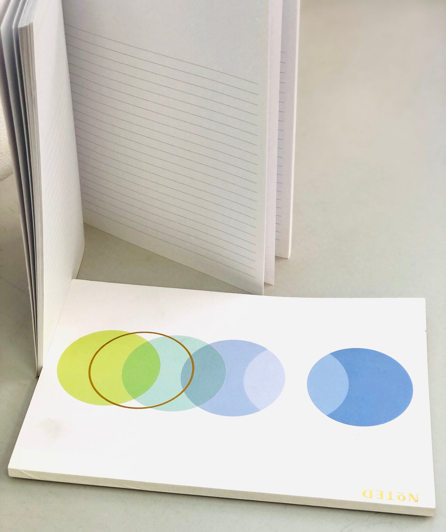 A5 lined notebook, 96 pages