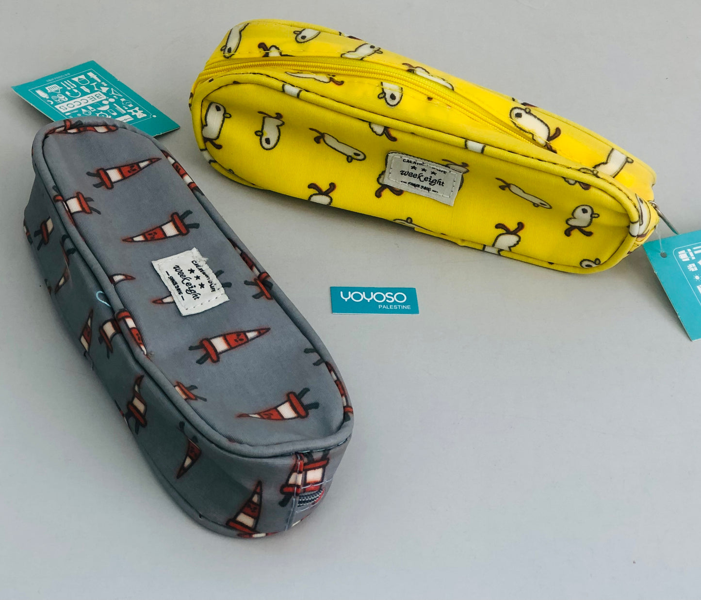 Leather pencil case drawings