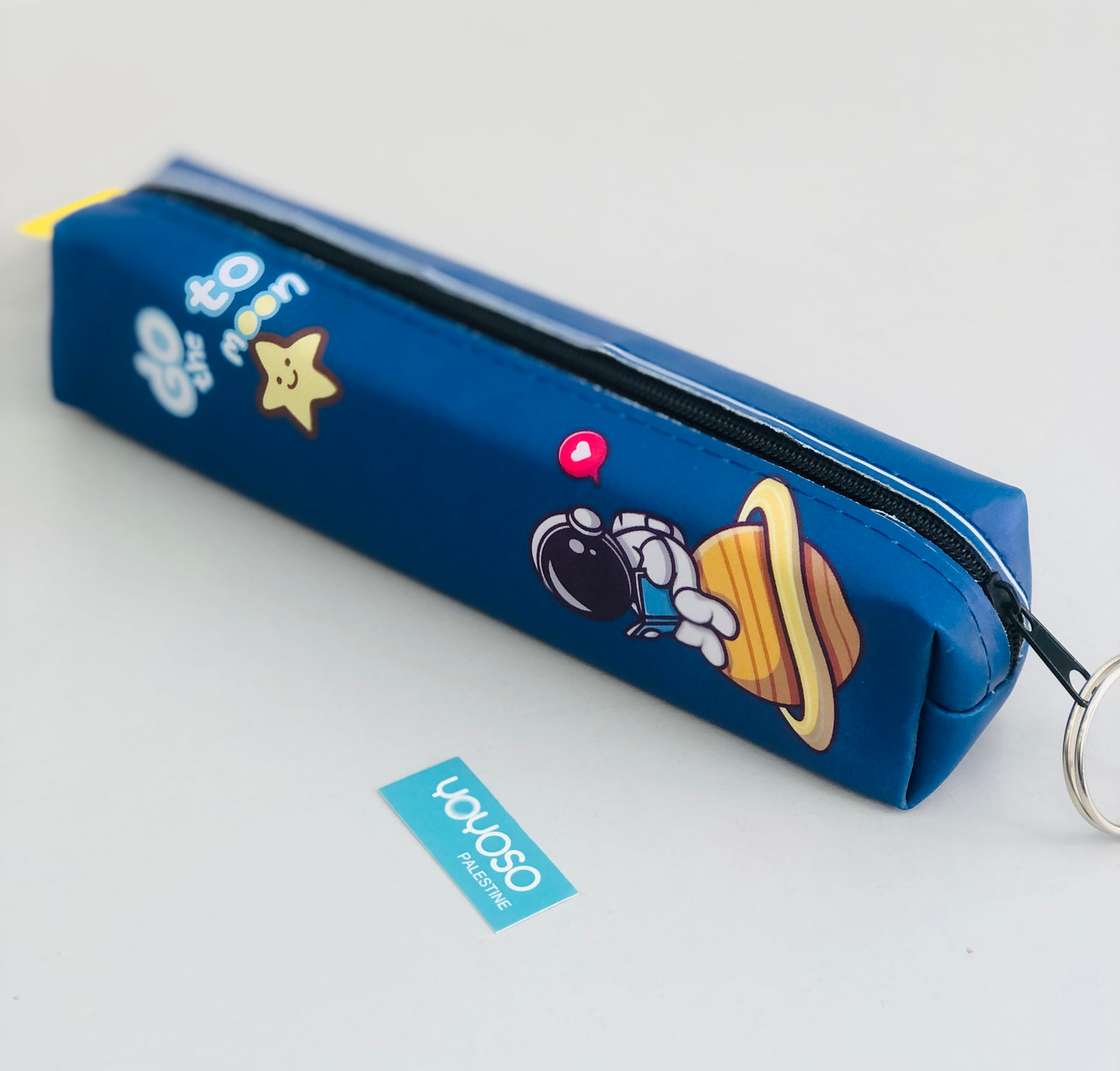 Spaceman Leather Pencil Case