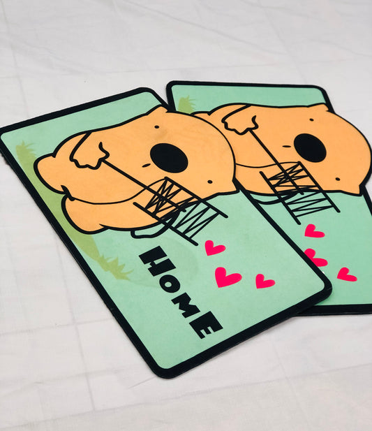 Green teddy bear