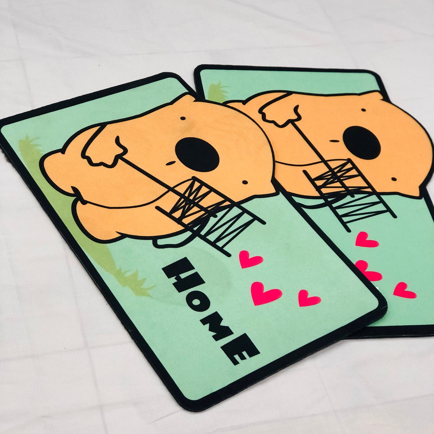Green teddy bear