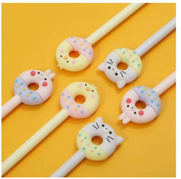 Donut black fountain pen