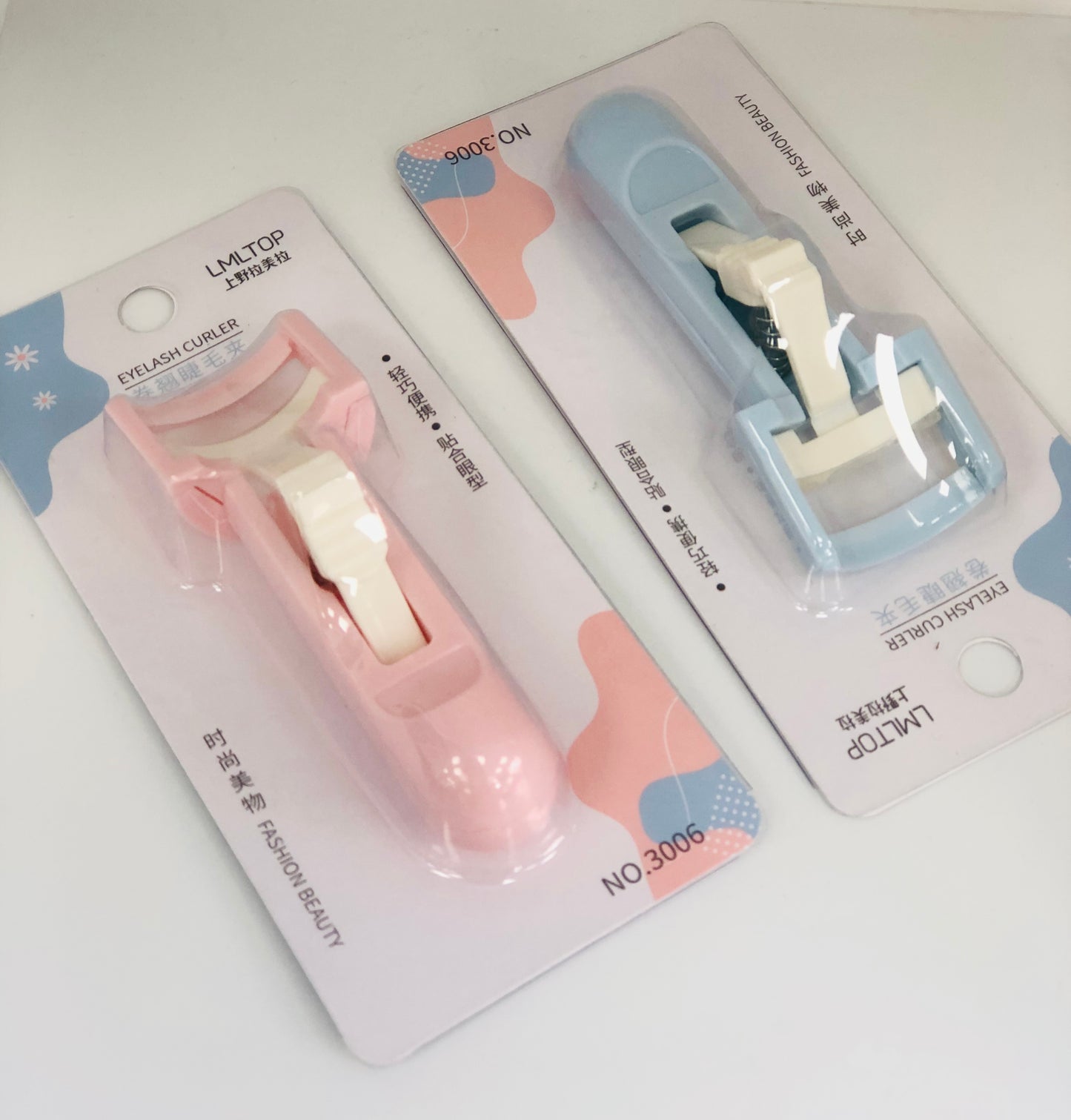 Plastic eyelashes bubble