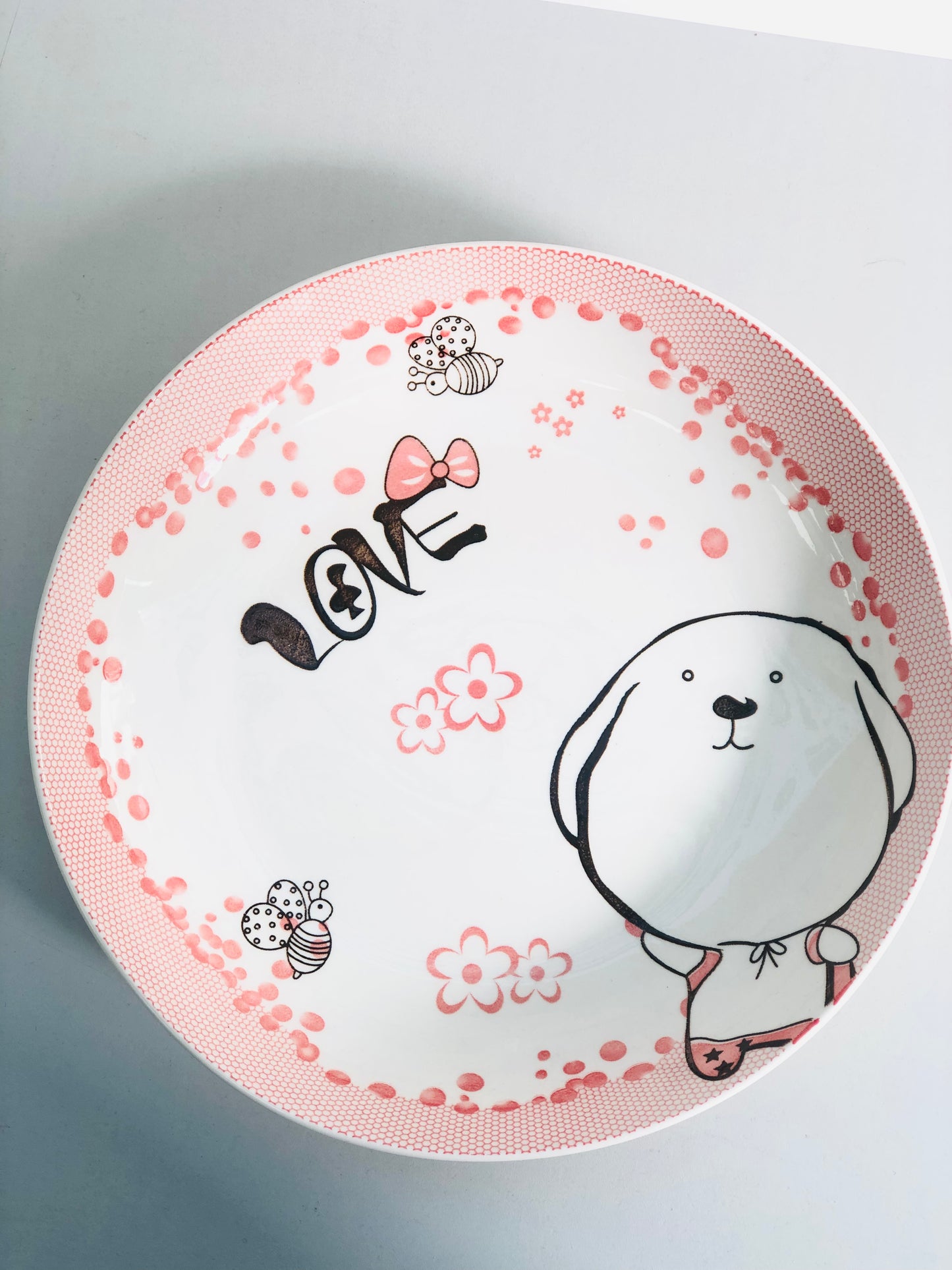 Ceramic dog bowl
