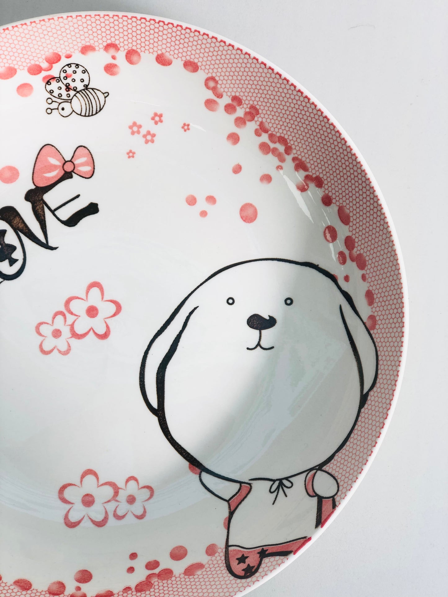 Ceramic dog bowl
