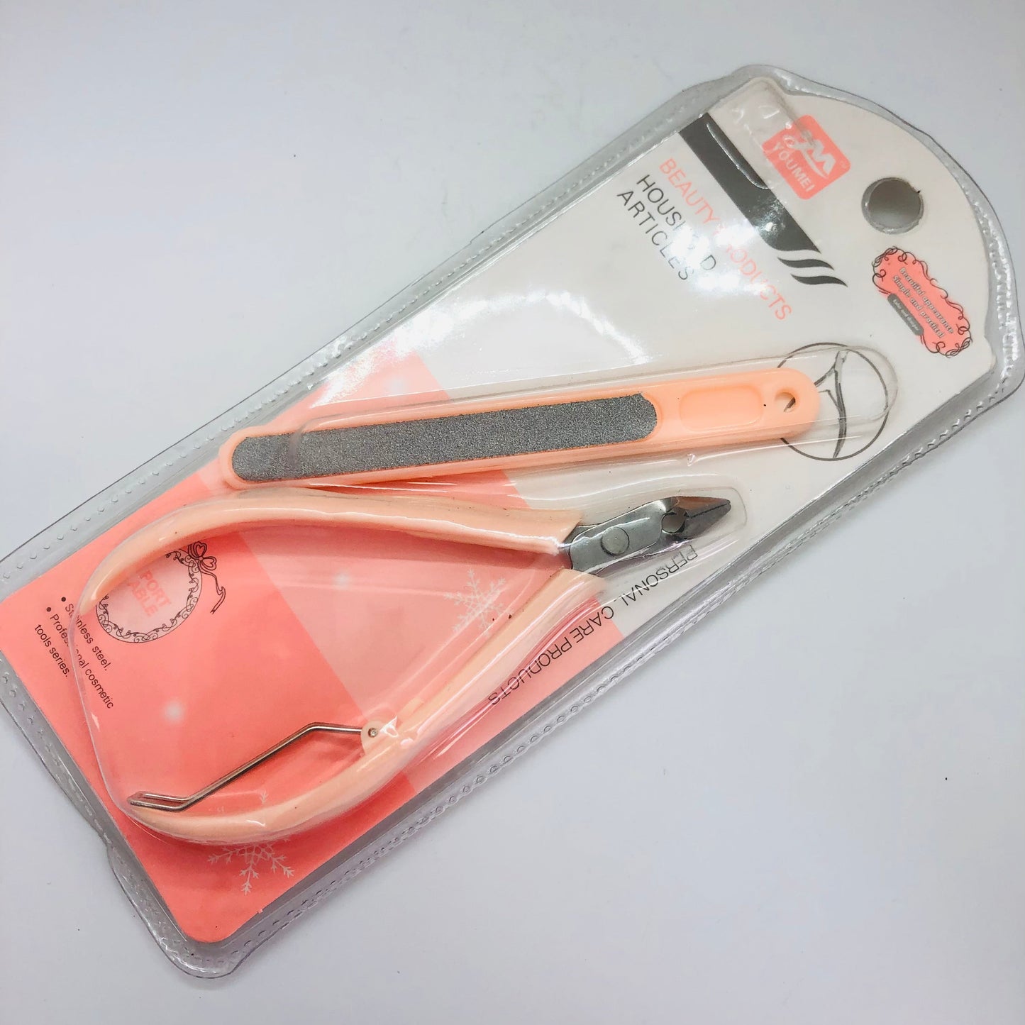 Nail file and diet scissors