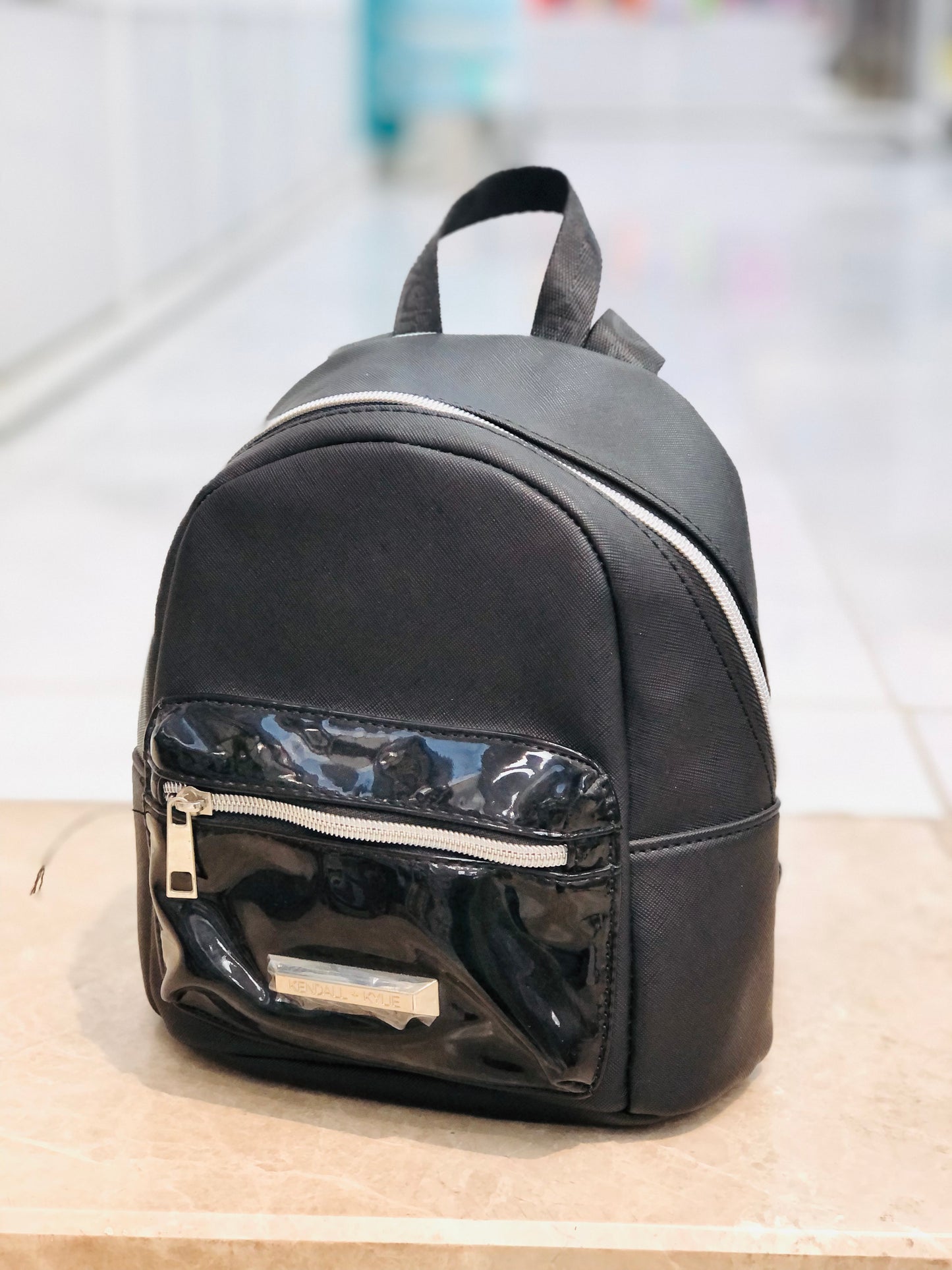 Shiny girls' baby bag