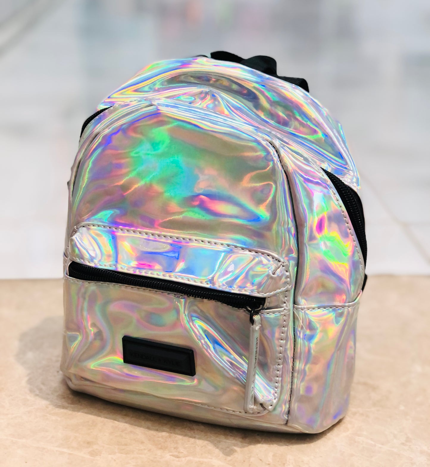 Shiny girls' baby bag