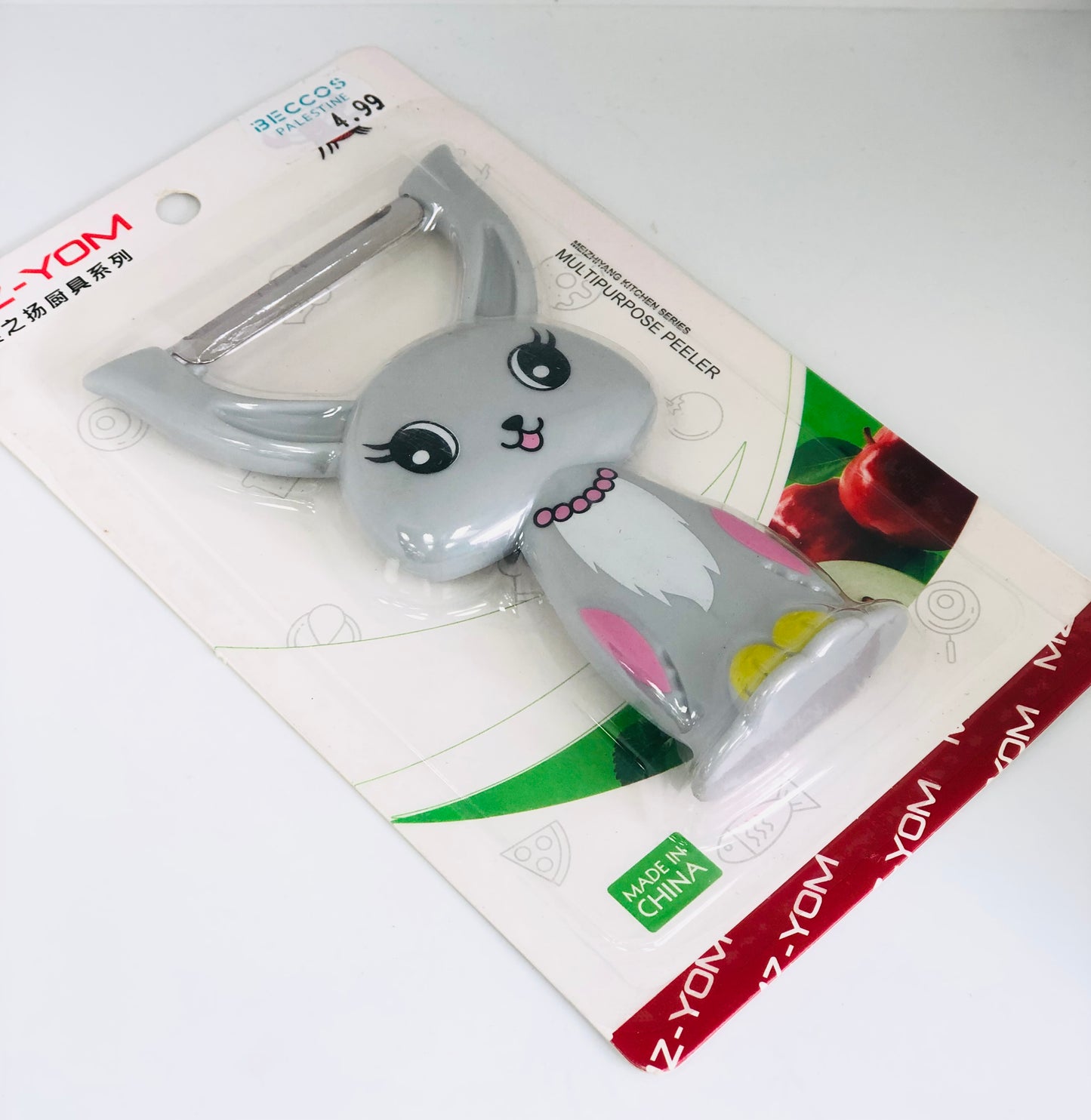 Rabbit-shaped food peeler