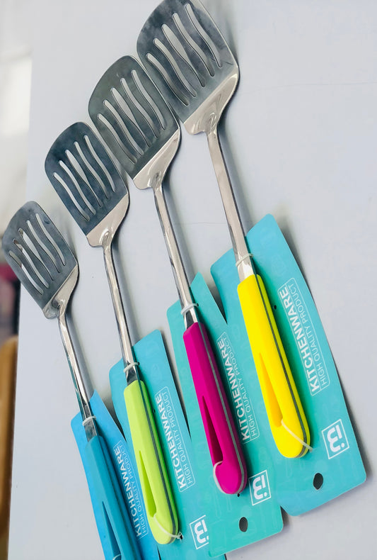 Stainless steel handle with colored handle