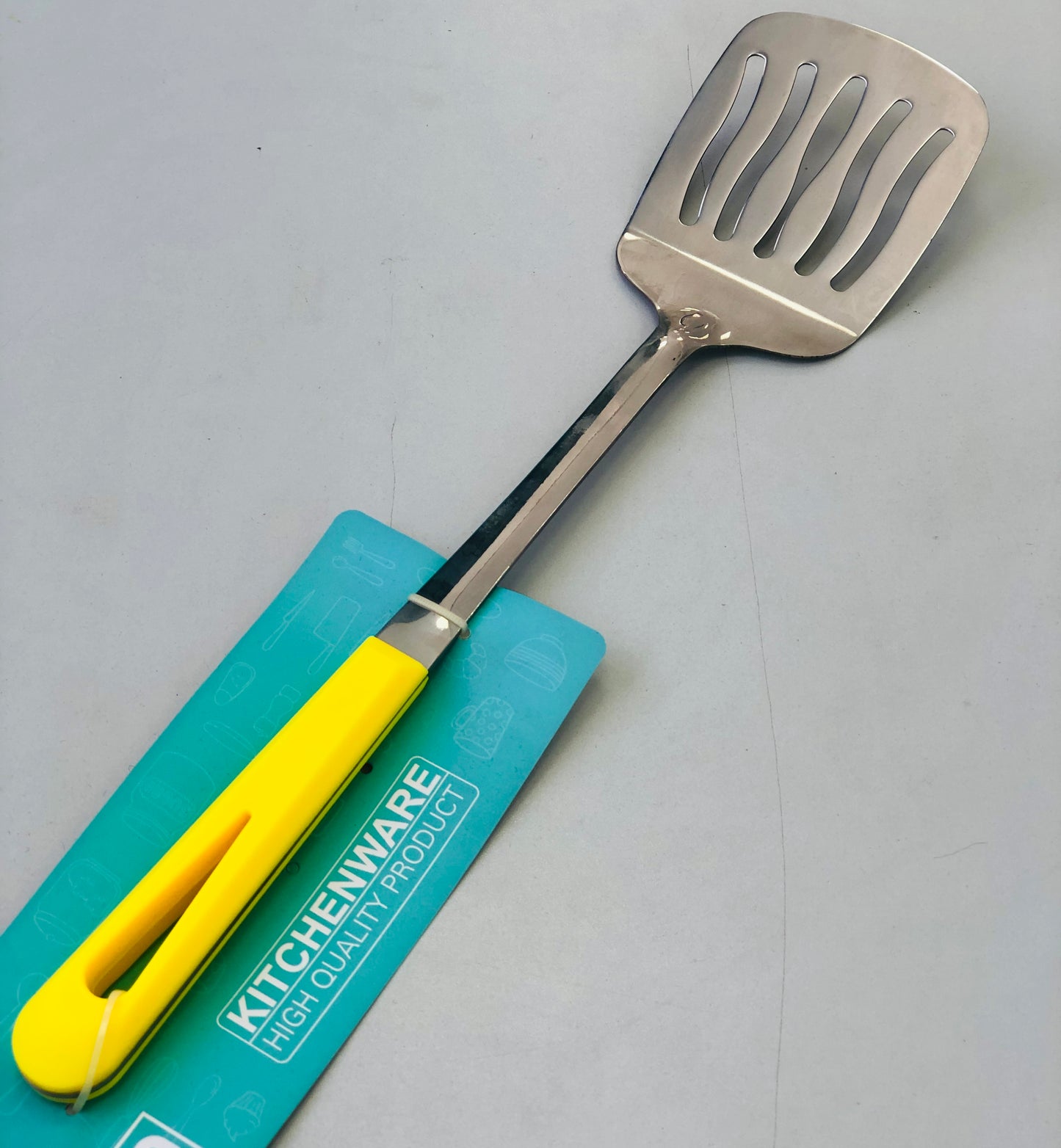 Stainless steel handle with colored handle