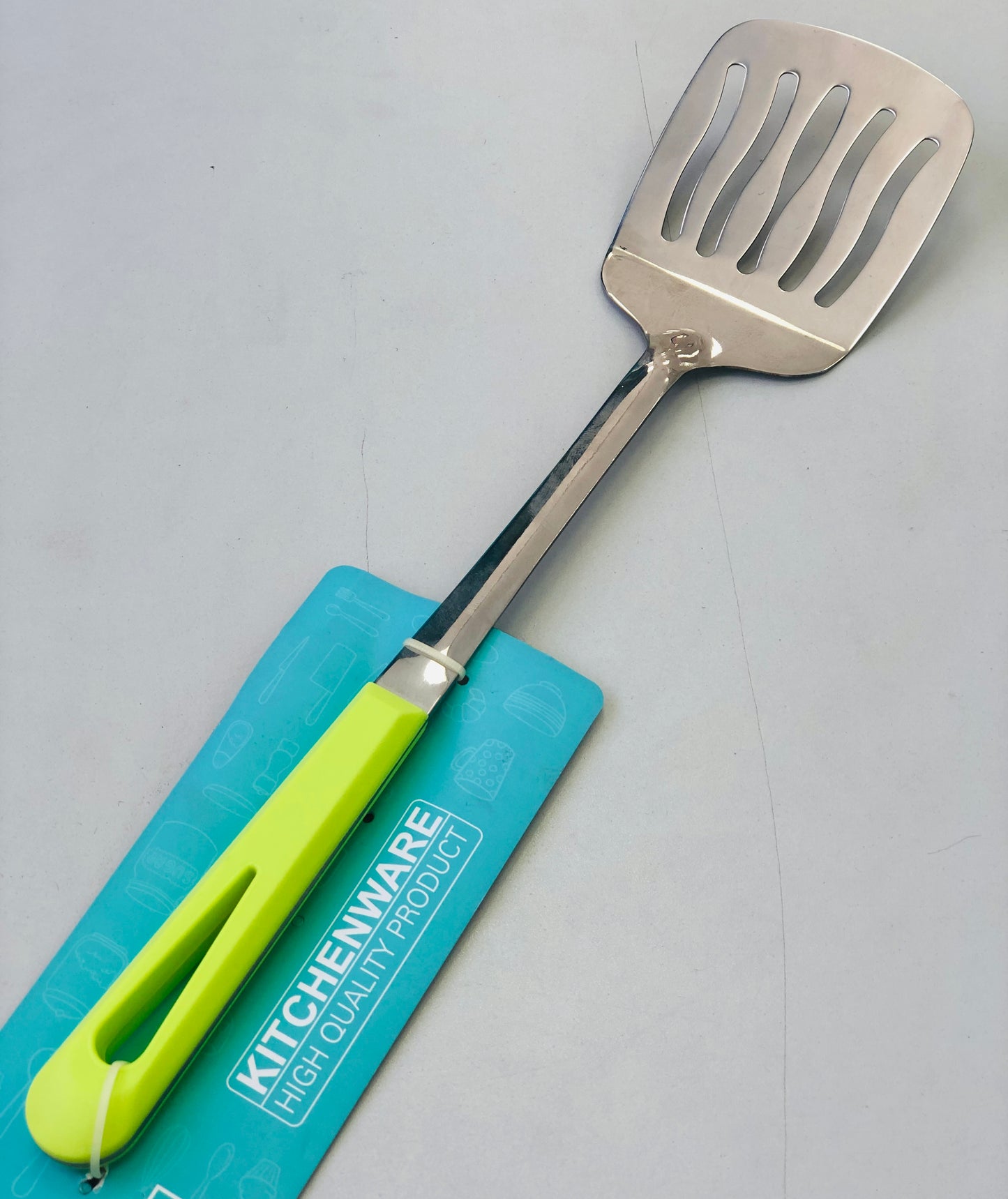 Stainless steel handle with colored handle