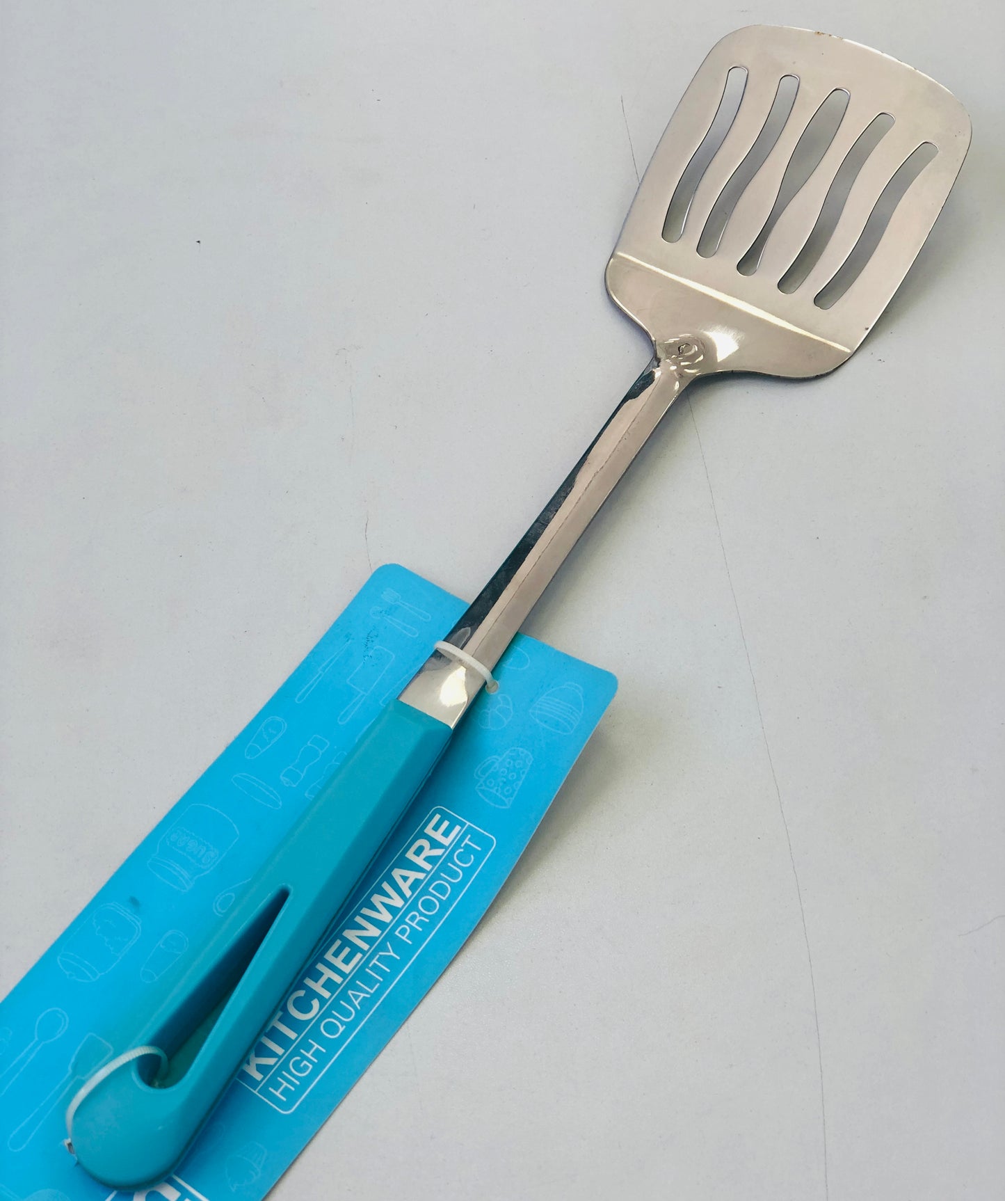 Stainless steel handle with colored handle