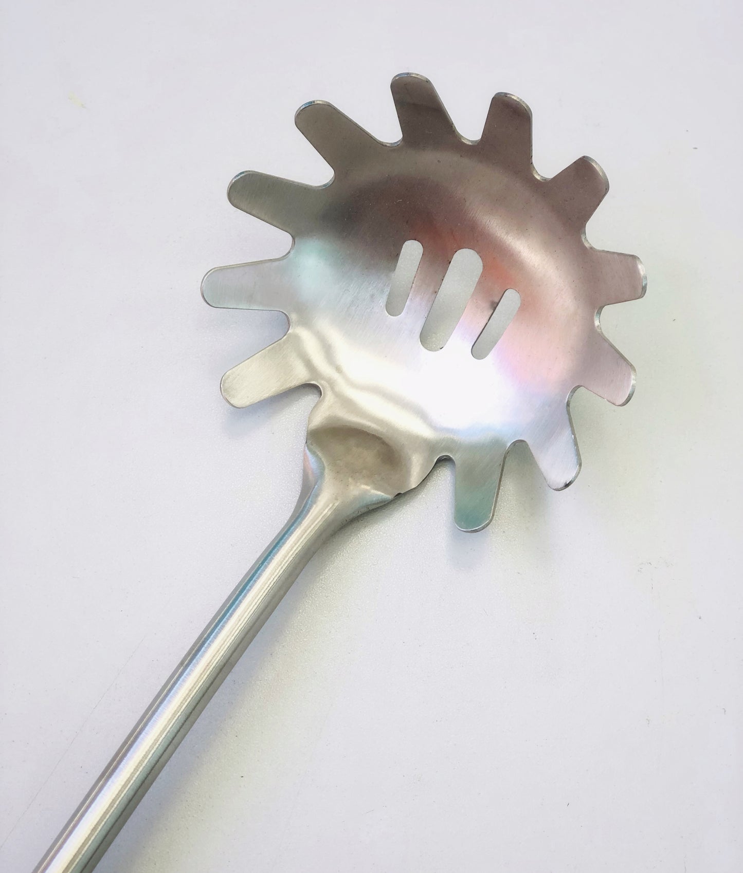 Stainless pasta scoop
