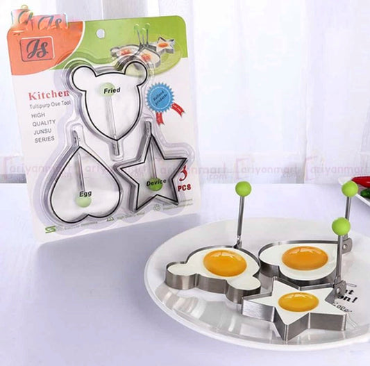 Stainless steel egg frying molds