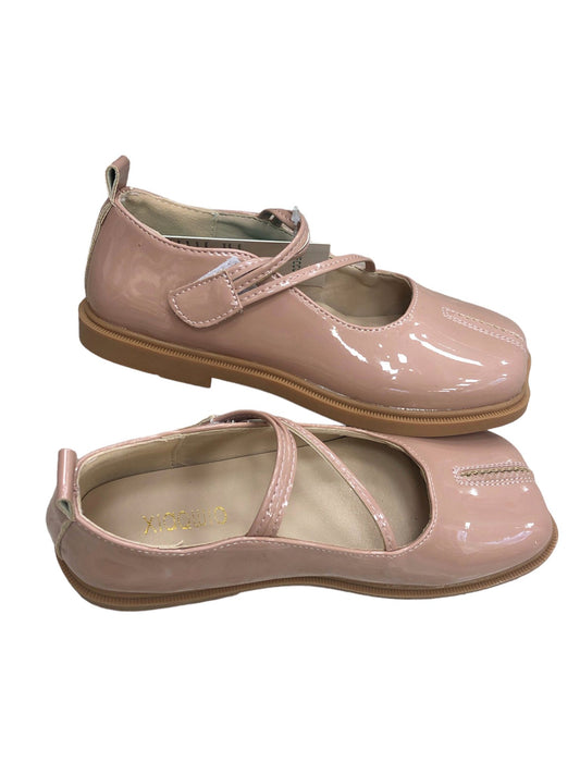 Girls pink formal shoes