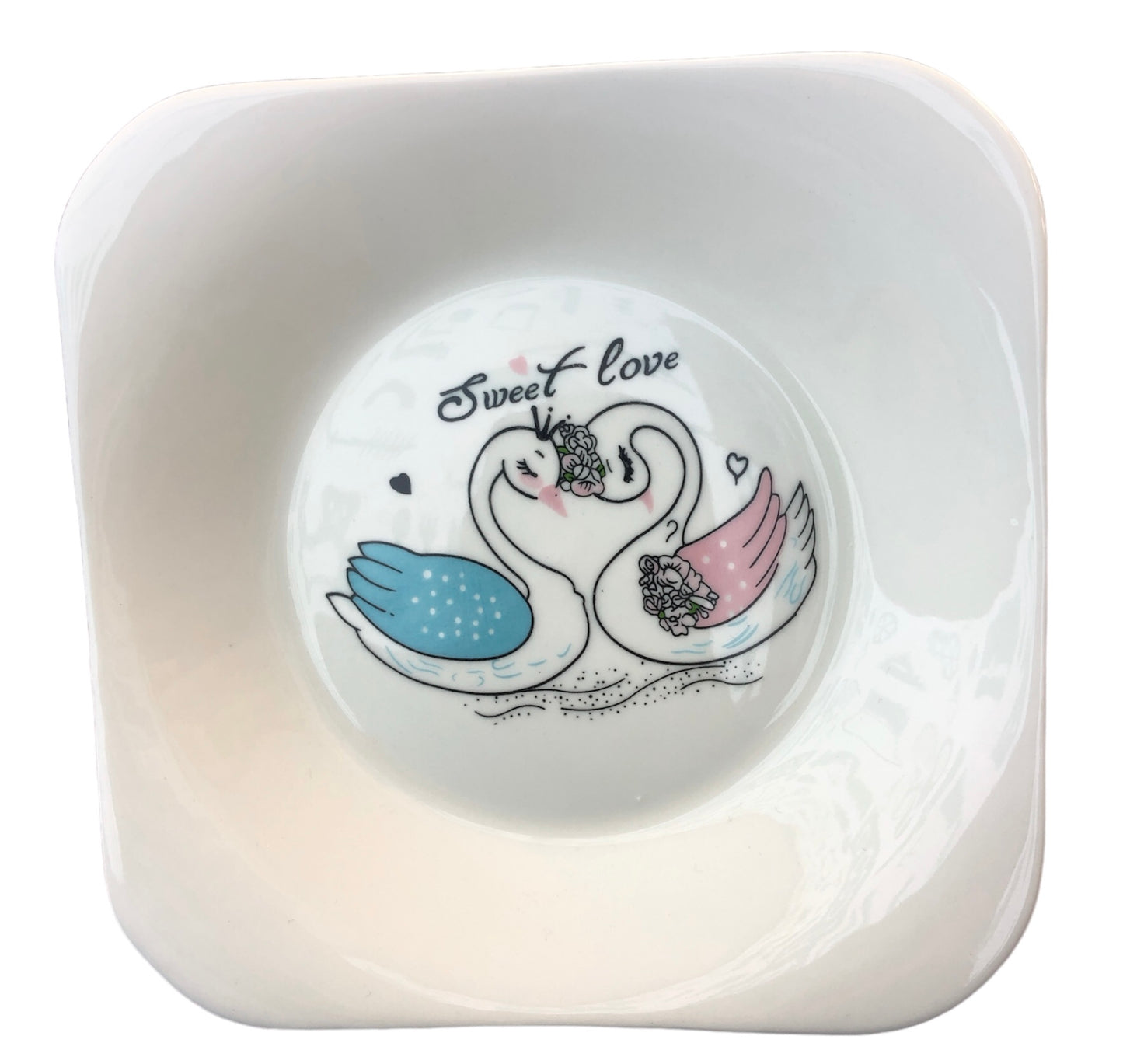 Flamingo ceramic plate2