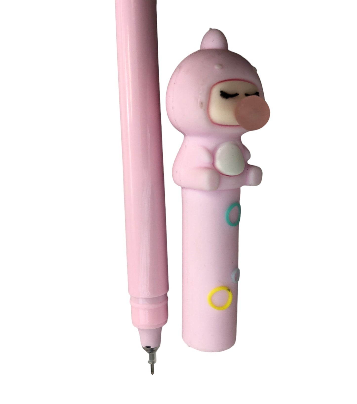 Korean doll pen with black ink bubble