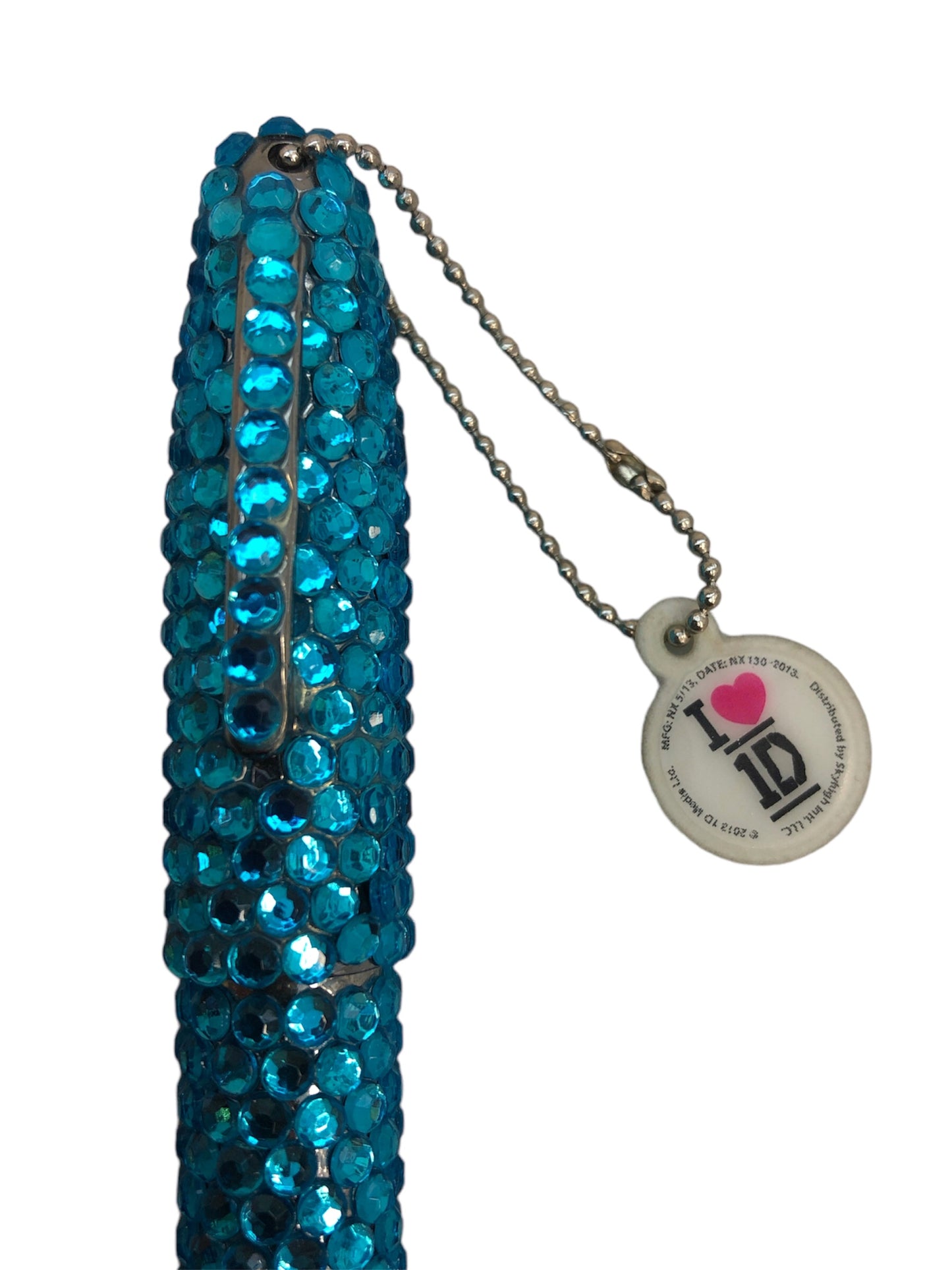 Stress black ballpoint pen with medallion