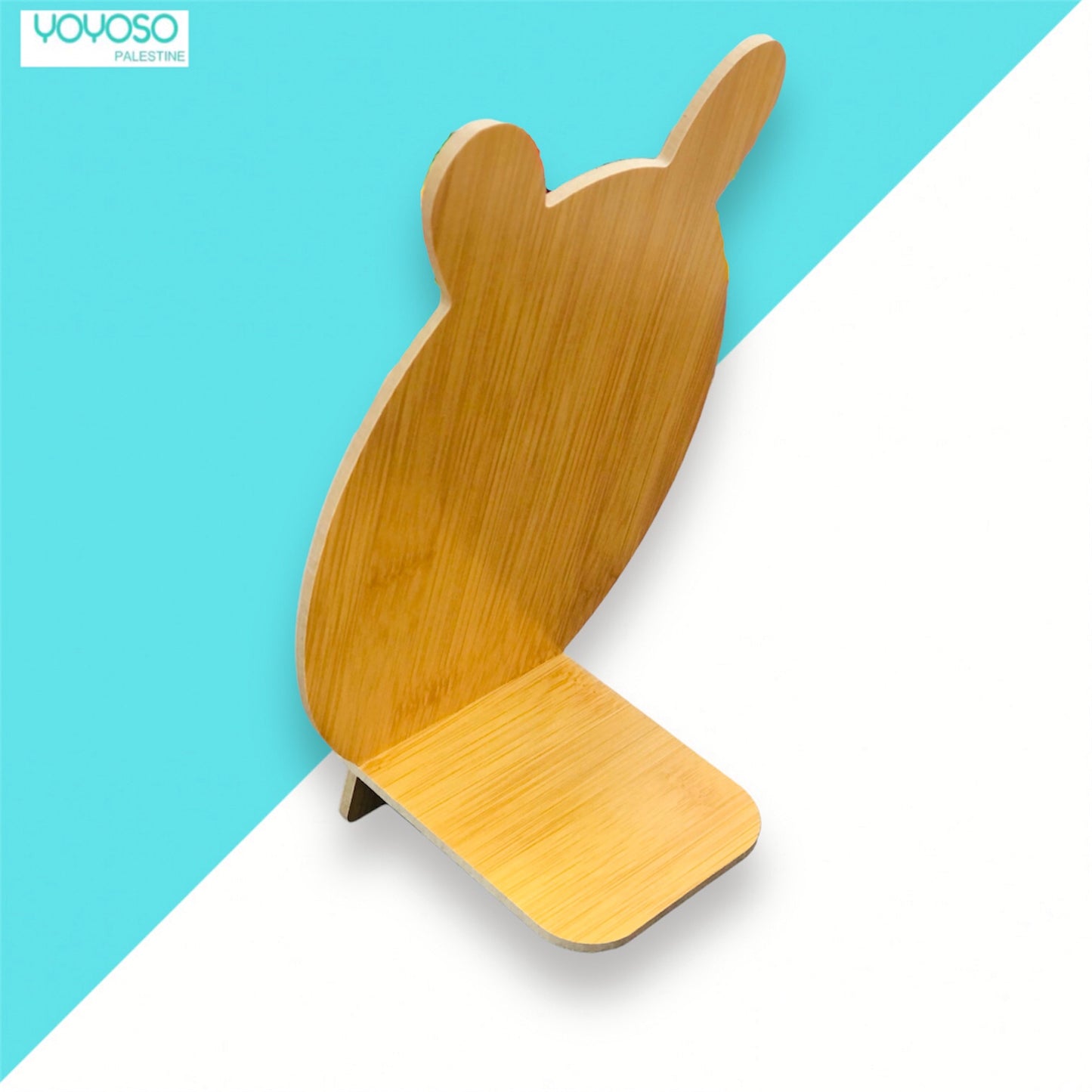 Rabbit wood mirror