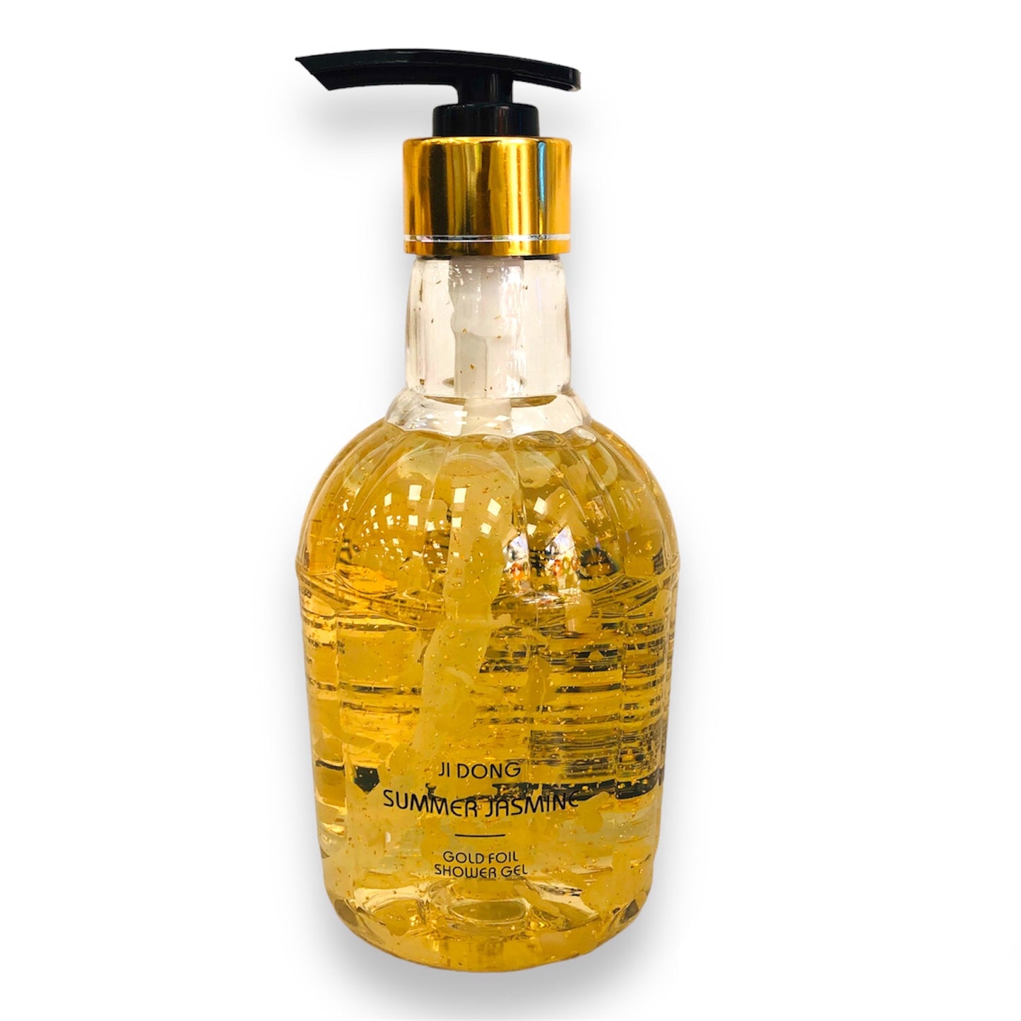 Korean shower gel with roses for the body