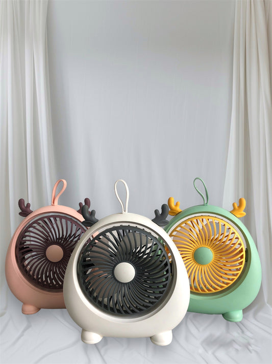 Deer antler USB fan