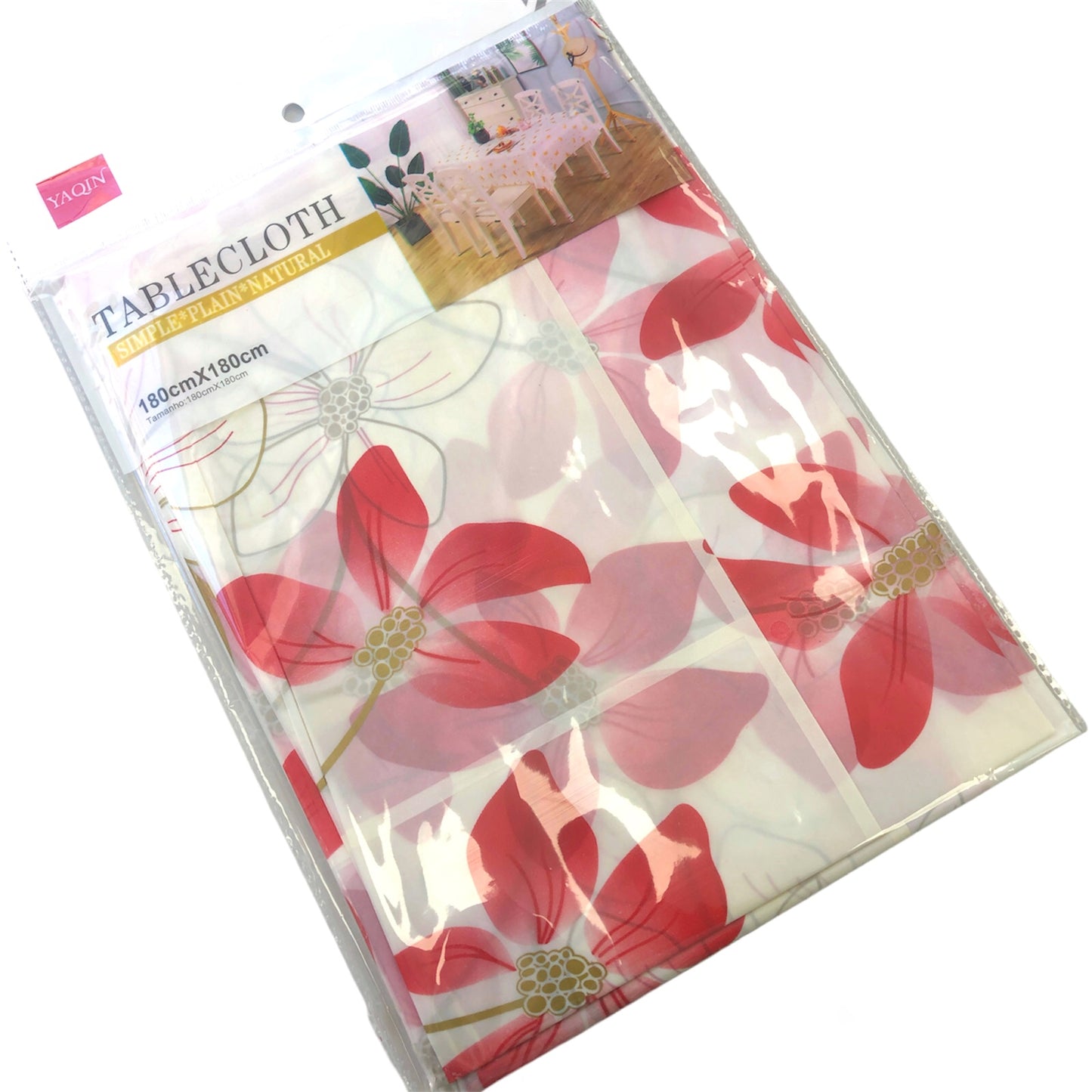 Light nylon tablecloth, 180*180 cm