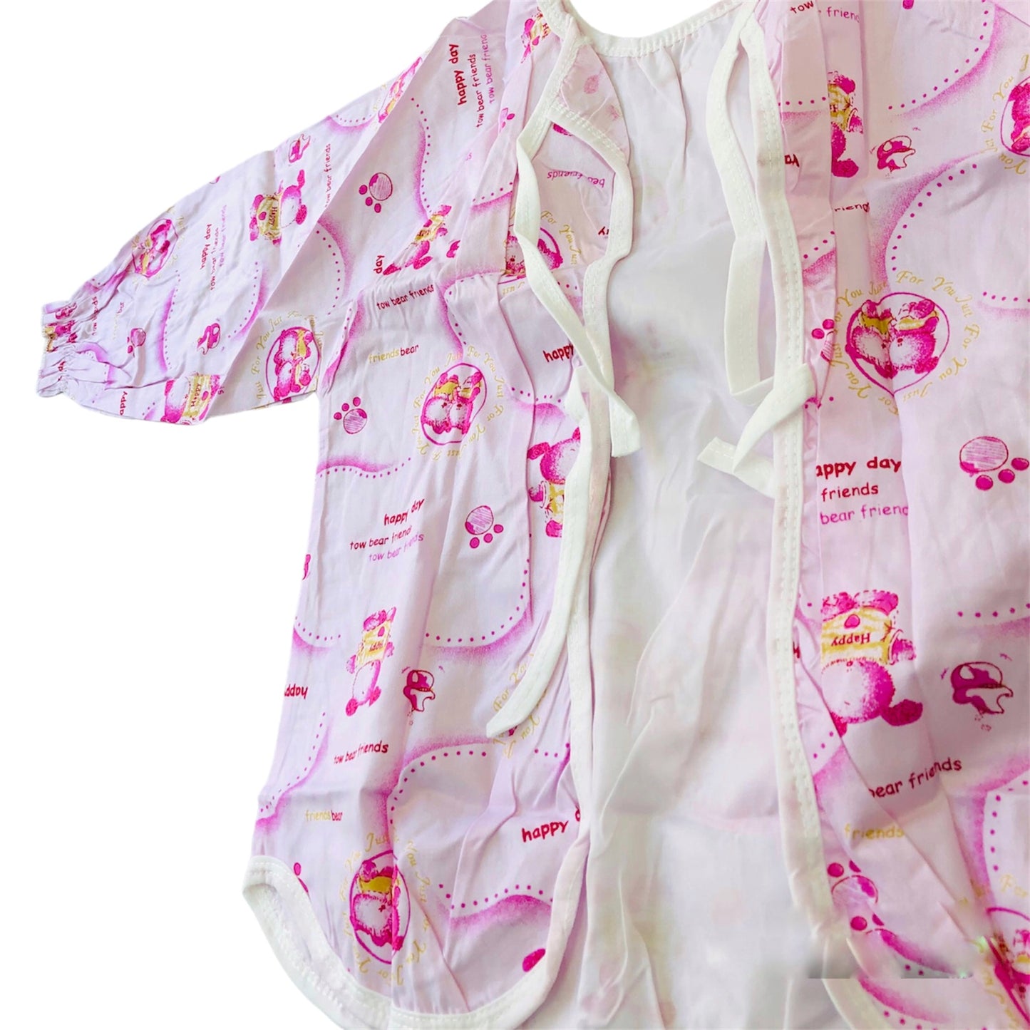 Full apron with pink hands