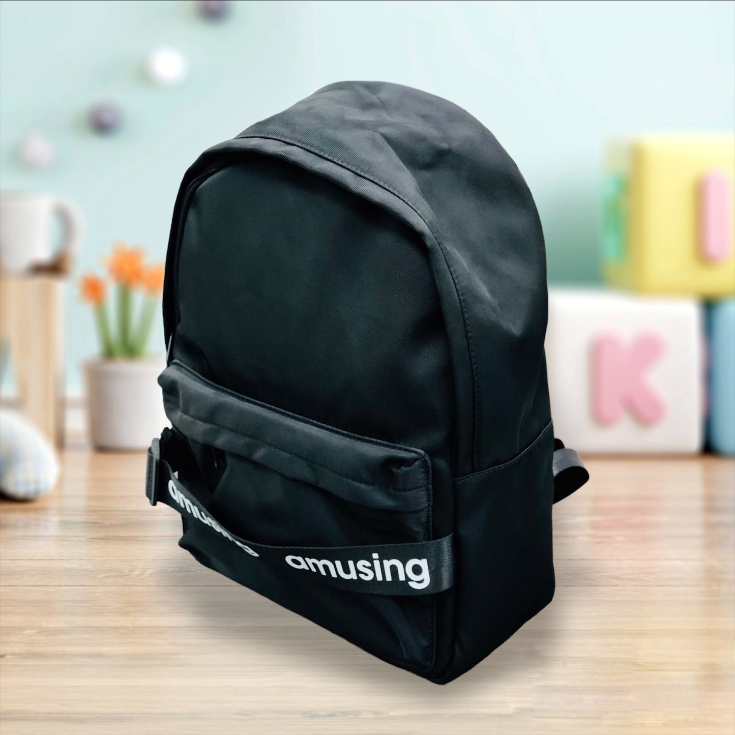 Multicolor Canvas Backpack
