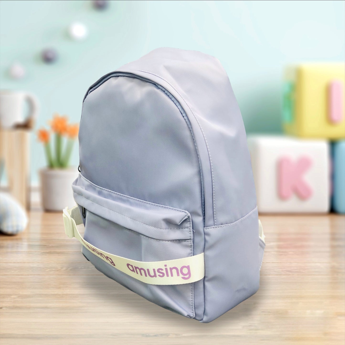 Multicolor Canvas Backpack