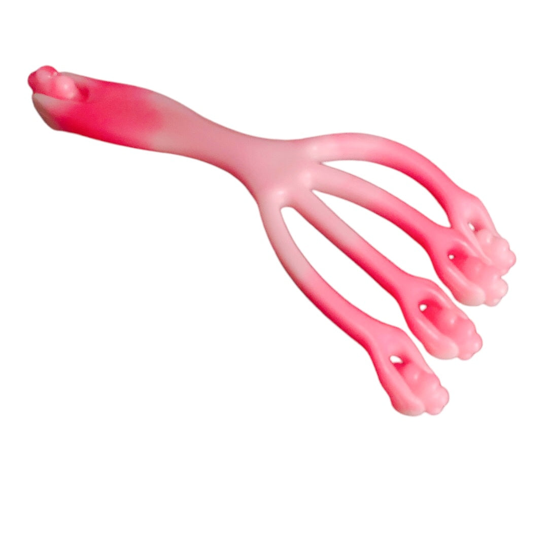 Plastic massage hand 4 heads