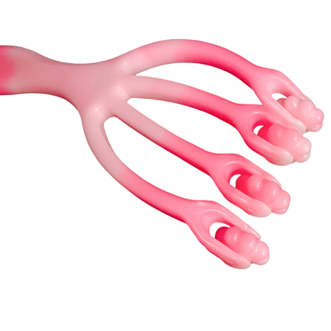Plastic massage hand 4 heads