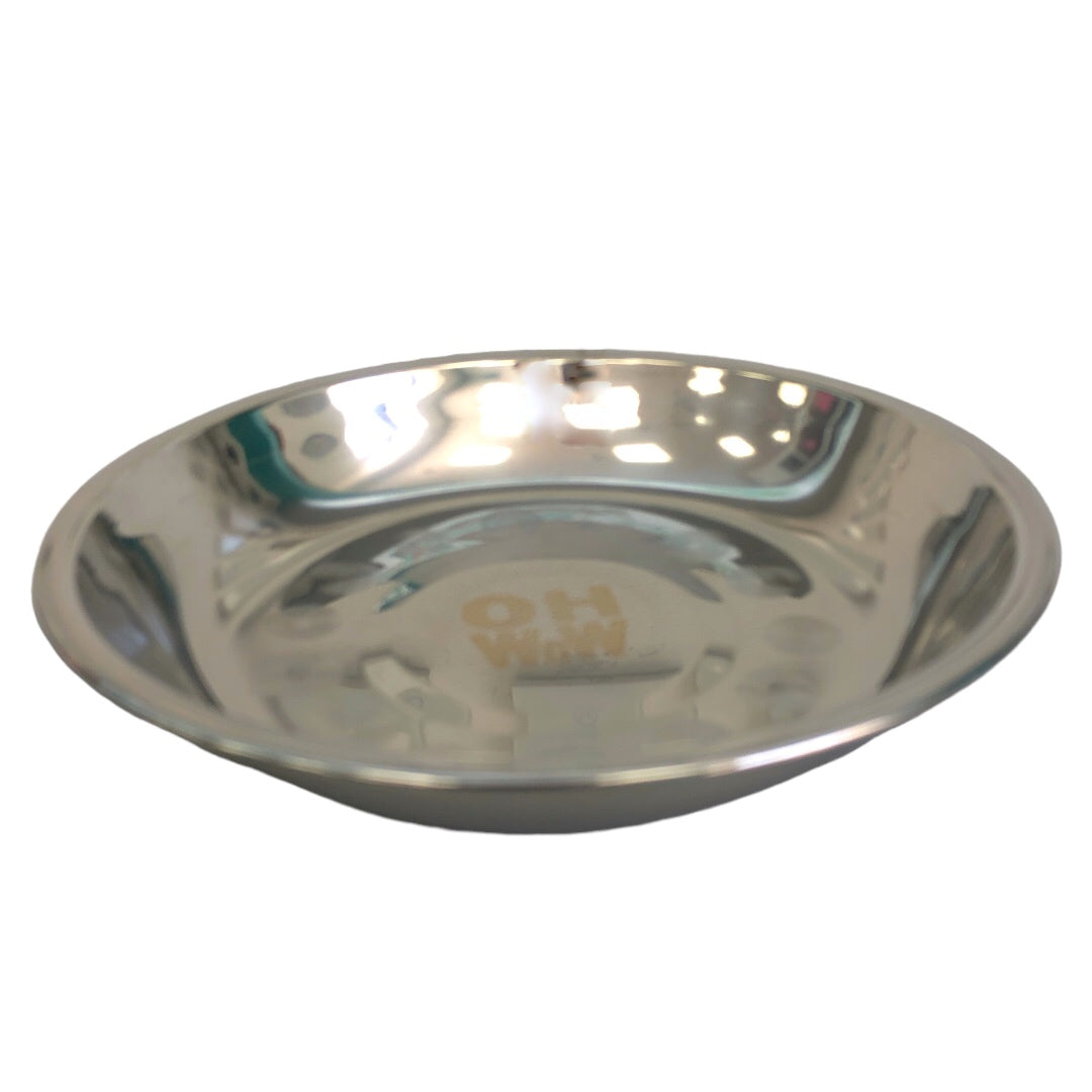 Stainless steel plates, two sizes