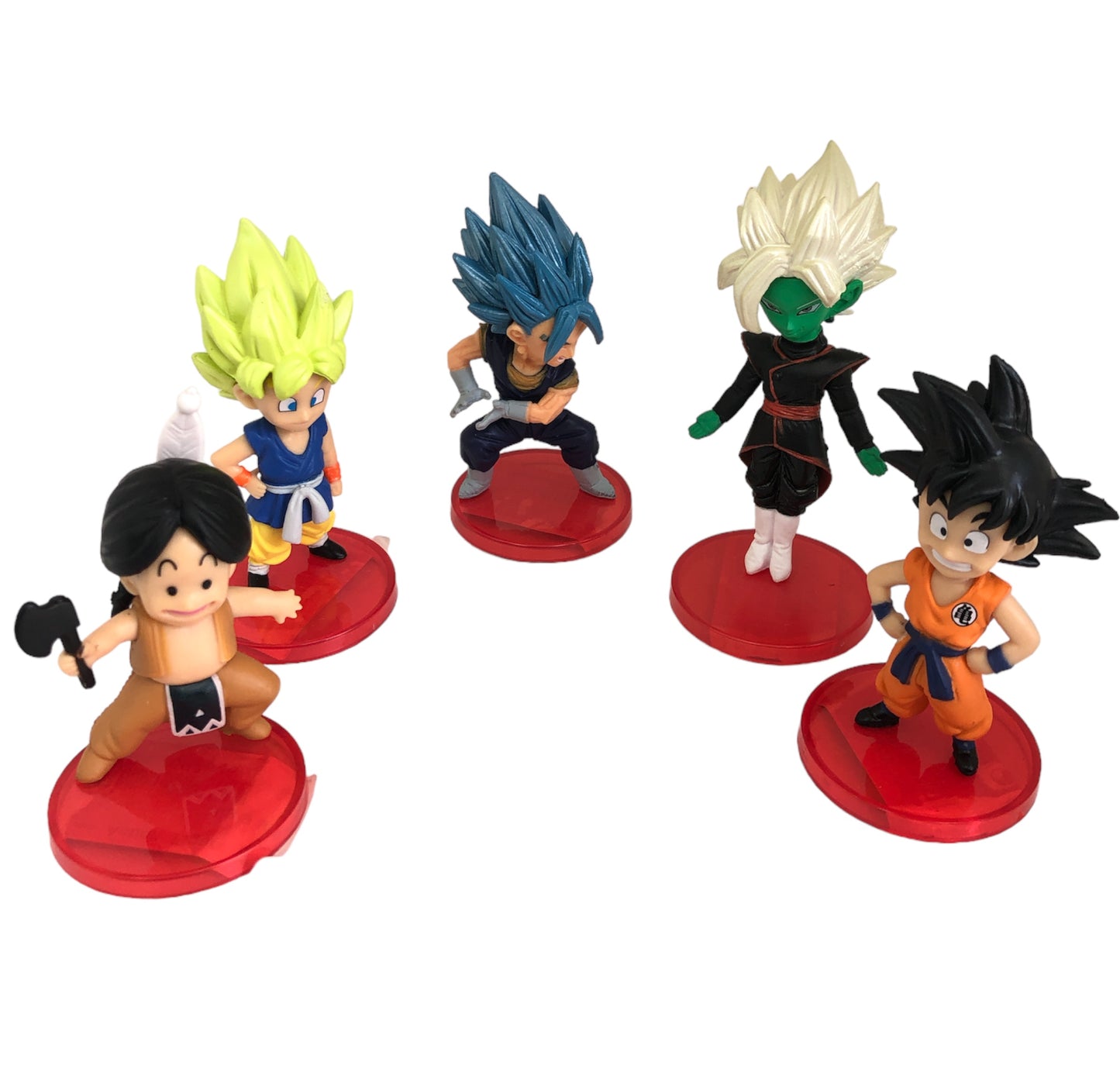 Various cartoon character desk ornaments