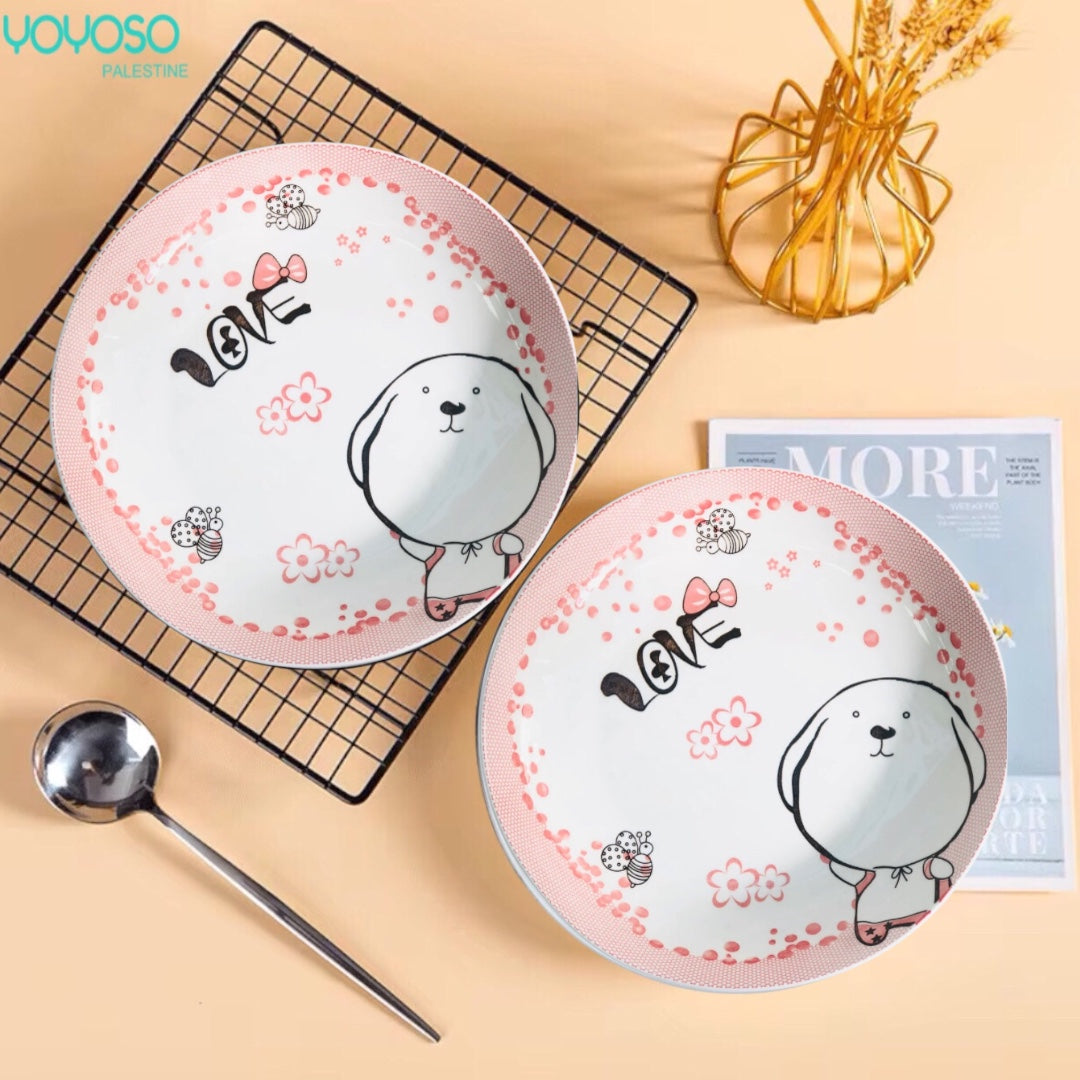 Ceramic dog bowl